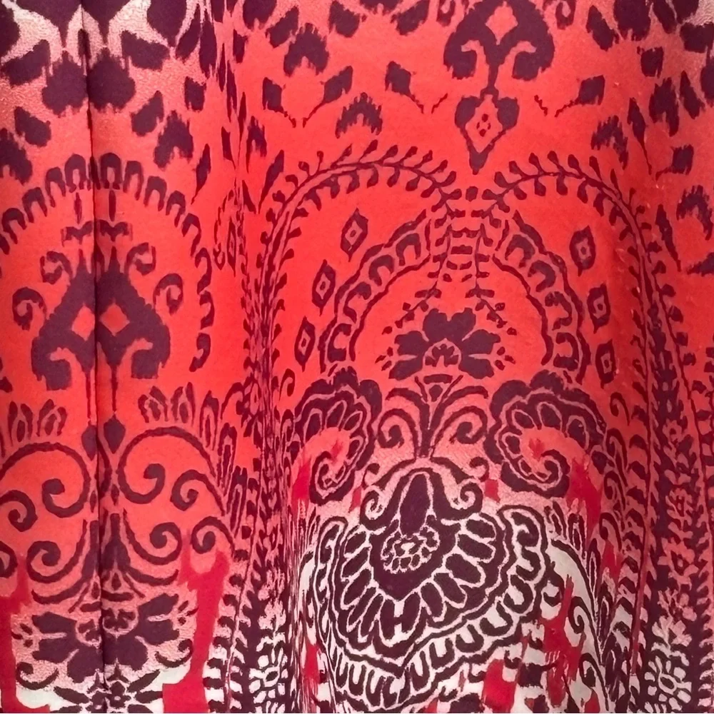 Athleta Swim Dress Shorebreak Grenadine Bombay Print Sml Racerback Built-In Bra - Picture 10 of 14